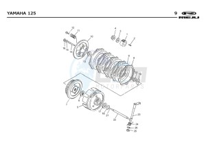 SMX-125-4T-BLUE drawing CLUTCH