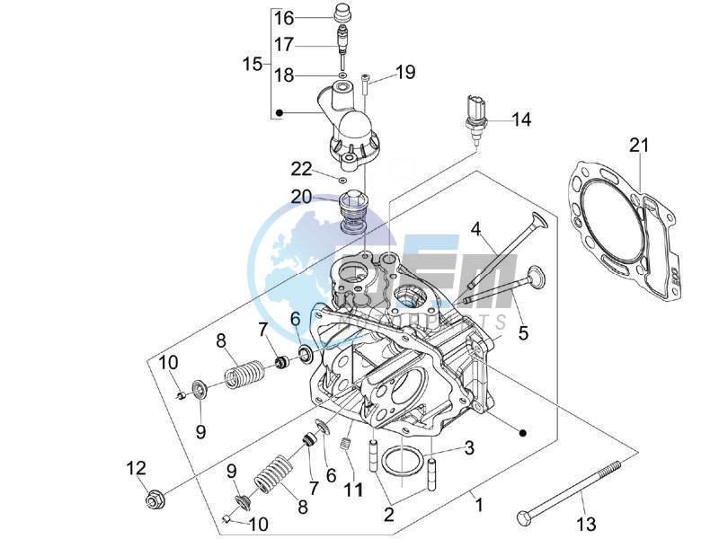 Head unit - Valve