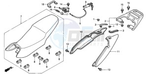 CLR125 CITY FLY drawing SEAT