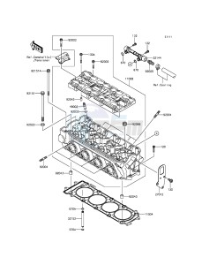 JET SKI ULTRA LX JT1500KGF EU drawing Cylinder Head