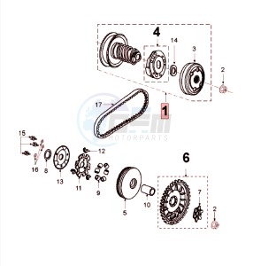 LUDIX 10 RLA drawing CLUTCH