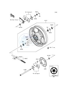 NINJA_250SL_ABS BX250BFF XX (EU ME A(FRICA) drawing Rear Hub