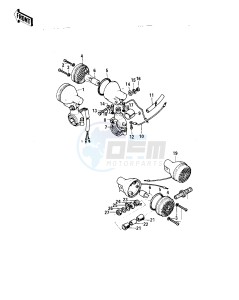 F11 (-A) 250 drawing TURN SIGNALS