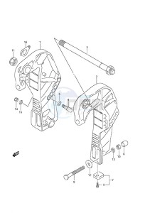 DF 40A drawing Clamp Bracket