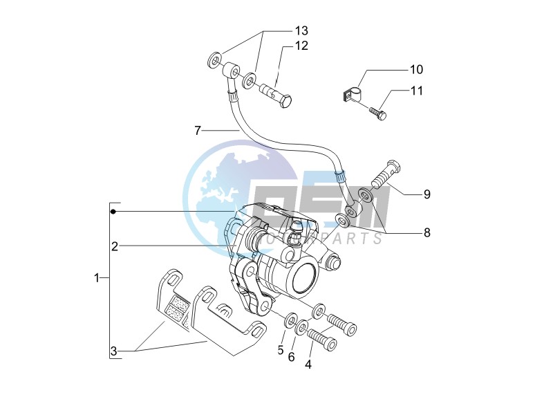 Brakes pipes - Calipers