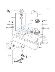 KLF 220 A [BAYOU 220] (A5-A9) [BAYOU 220] drawing FUEL TANK