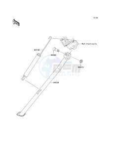 KLX 450 A [KLX450R] (A8F-A9F) A9F drawing STAND-- S- -