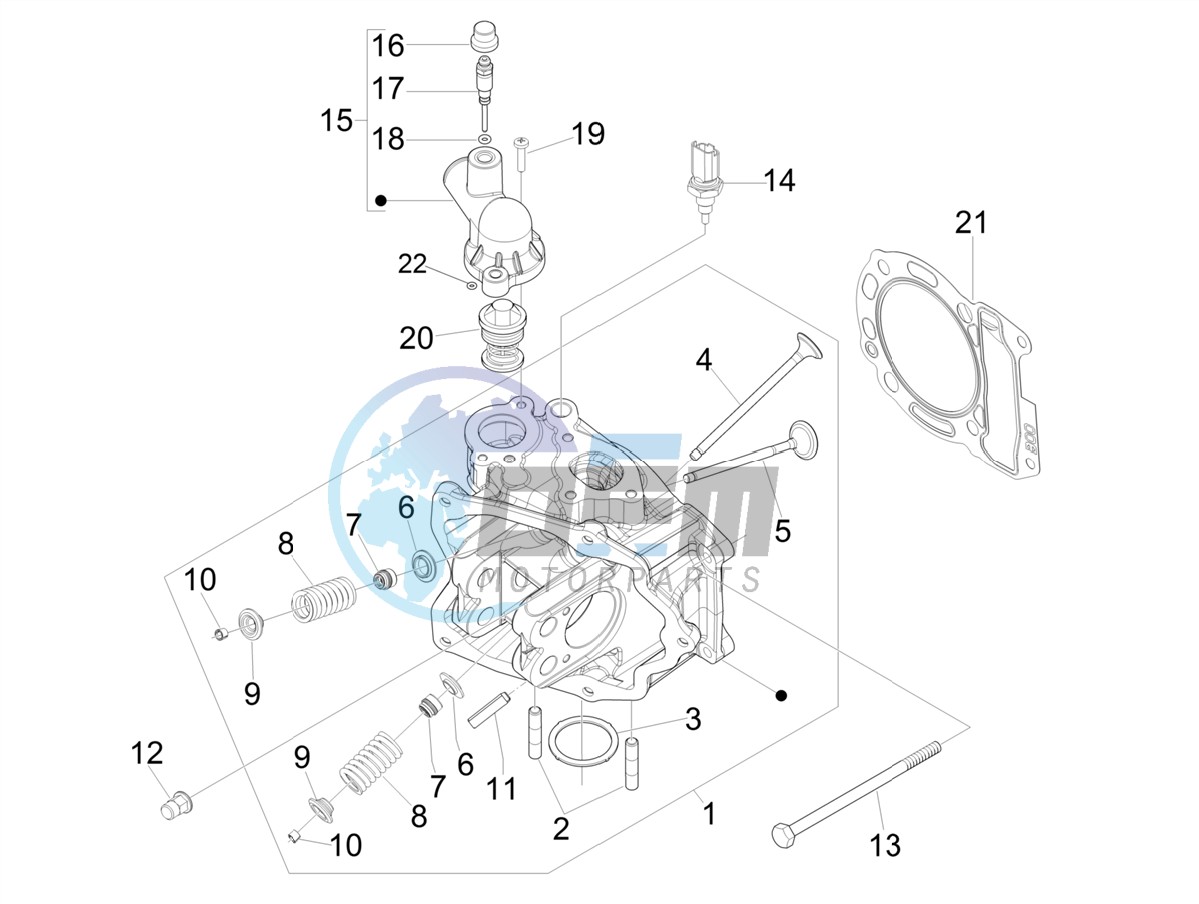 Head unit - Valve