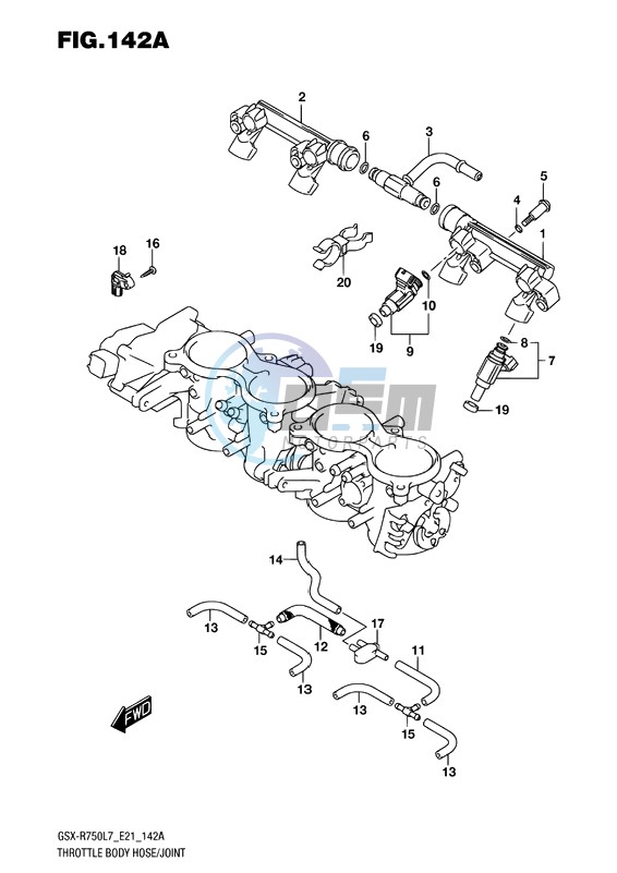 THROTTLE BODY HOSE-JOINT