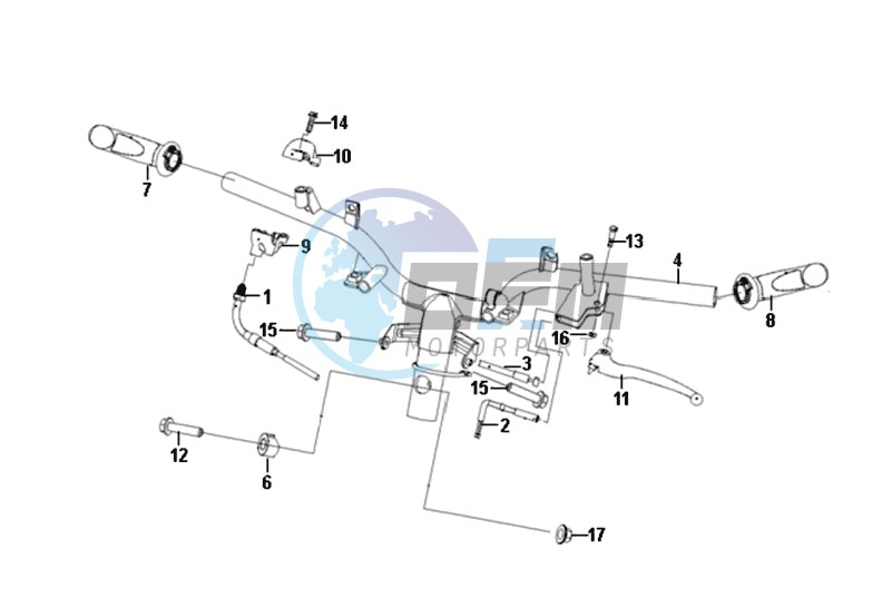 HANDLEBAR / BRAKE LEVERS /CABLES