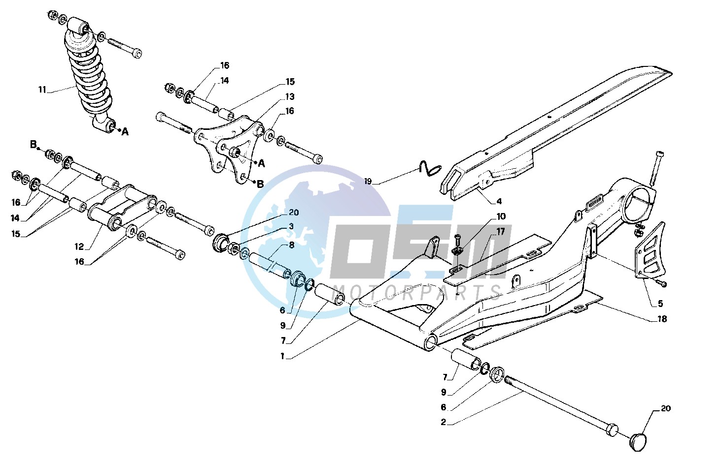 Rear swing arm