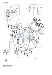 GSF-1250 BANDIT EU drawing WIRING HARNESS