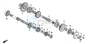 MT50F drawing TRANSMISSION (H/SD)