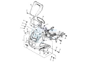 XJ S DIVERSION 900 drawing COWLING