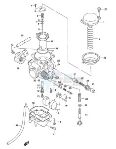 GZ125 (P19) drawing CARBURETOR (MODEL K2)