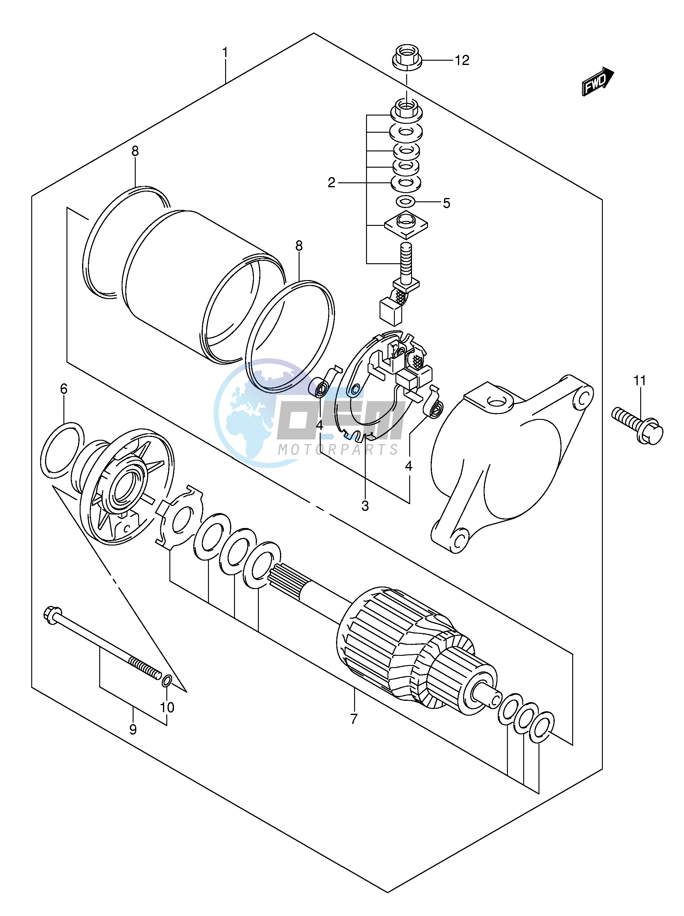 STARTING MOTOR