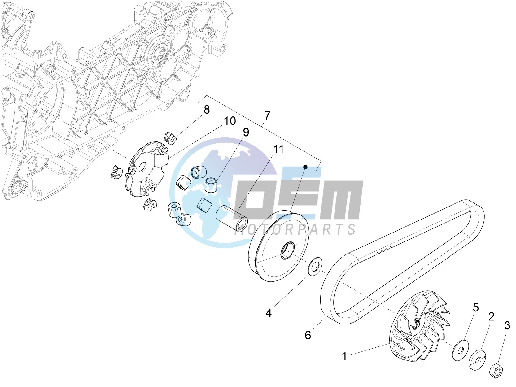 Driving pulley