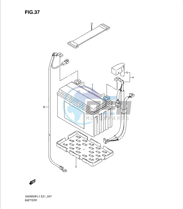 BATTERY (GSX650FUAL1 E21)