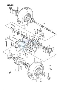 LT80 (P3) drawing REAR WHEEL