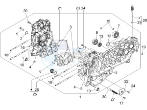 Nexus 250 e3 (UK) UK drawing Crankcase