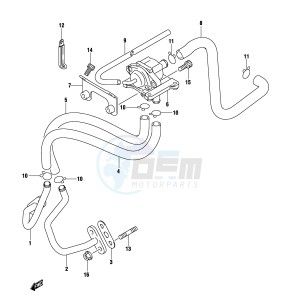 GS500 (P19) drawing 2ND AIR (GS500K4 UK4 FK4 FUK4 P2, P19, P54)