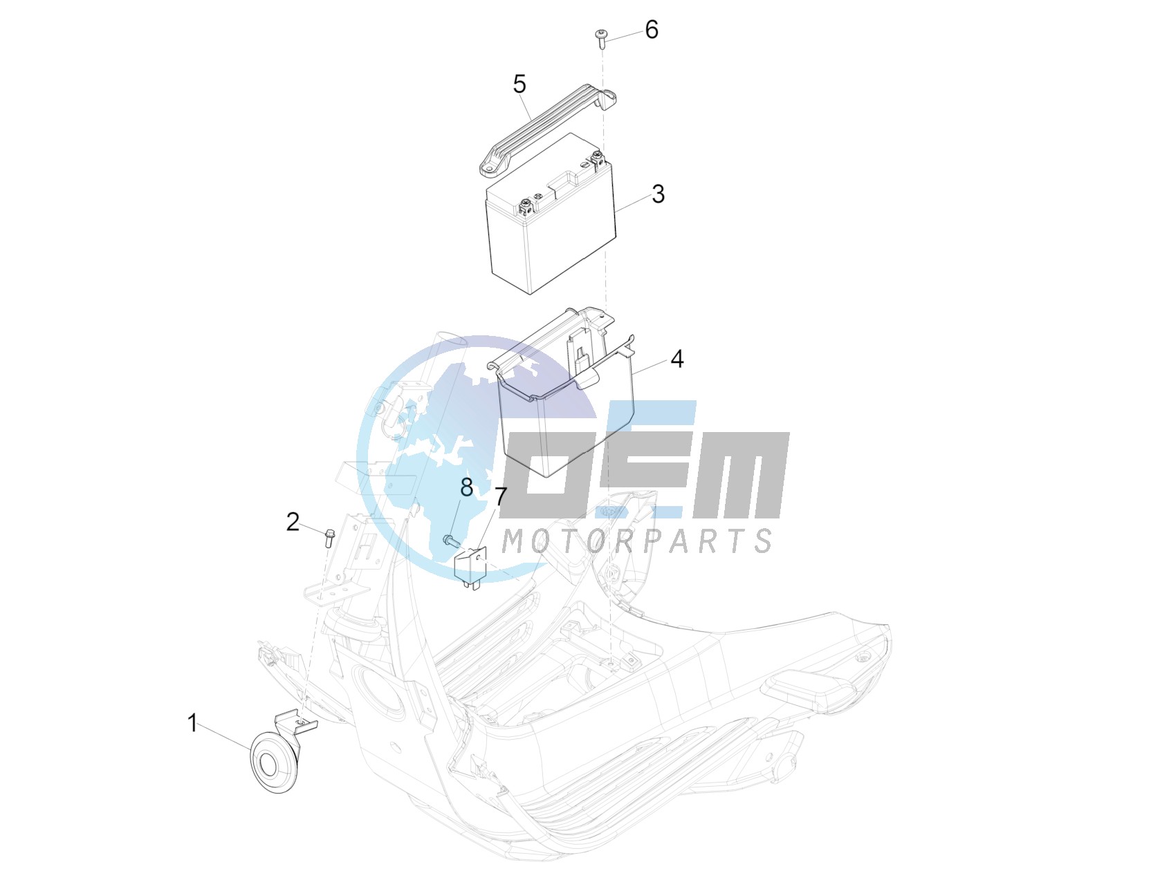 Remote control switches - Battery - Horn