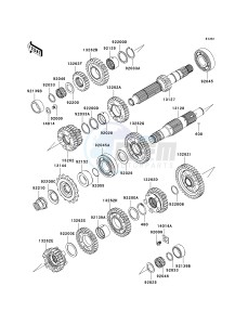 EX 650 A [NINJA 650R] (A6F-A8F) A6F drawing TRANSMISSION