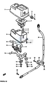 DR125S (F-H-J) drawing SPEEDOMETER