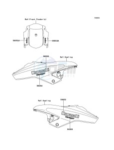 VERSYS_ABS KLE650DDF XX (EU ME A(FRICA) drawing Decals(White)