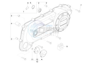 LX 50 2T E2 Touring (30Kmh) drawing Crankcase cover and cooling