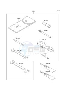 VN 750 A [VULCAN 750] (A15-A19) [VULCAN 750] drawing OWNERS TOOLS