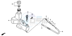 SFX50SMM drawing OIL TANK