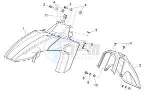 Pegaso Strada-Trail 650 ie drawing Front body IIII