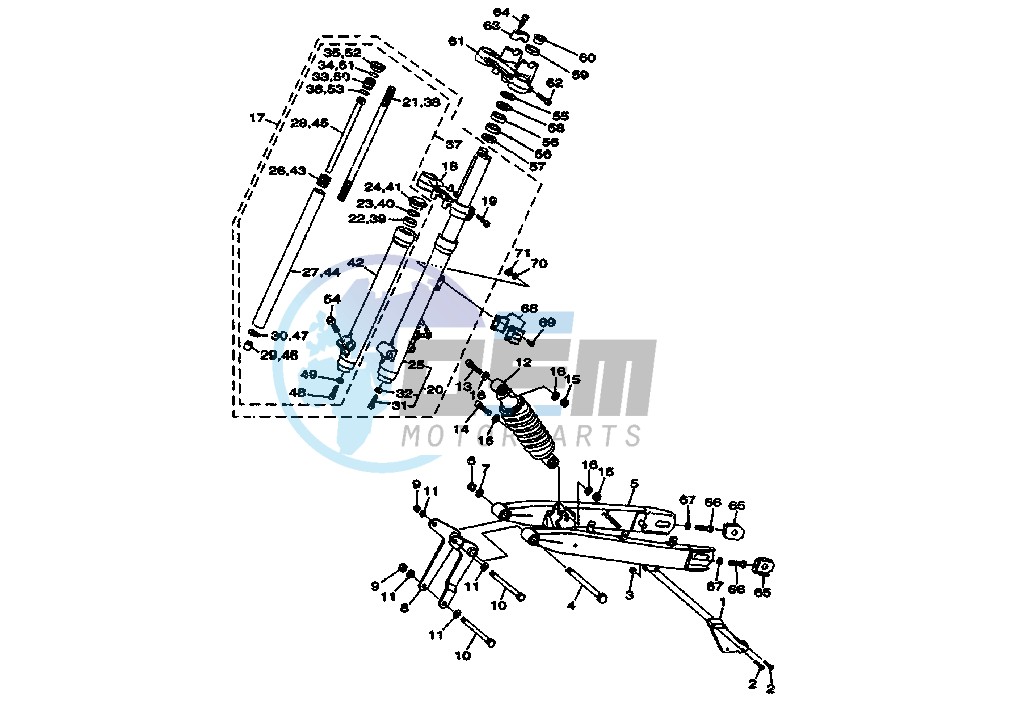 FRONT REAR SUSPENSION