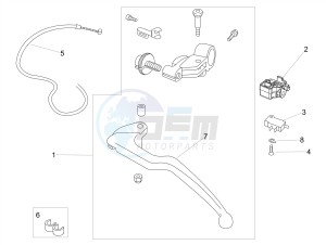 RSV4 1100 RACING FACTORY E4 ABS (NAFTA) drawing Clutch control