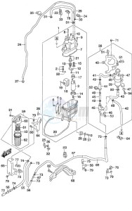 DF 350A drawing Fuel Pump/Fuel Vapor Separator