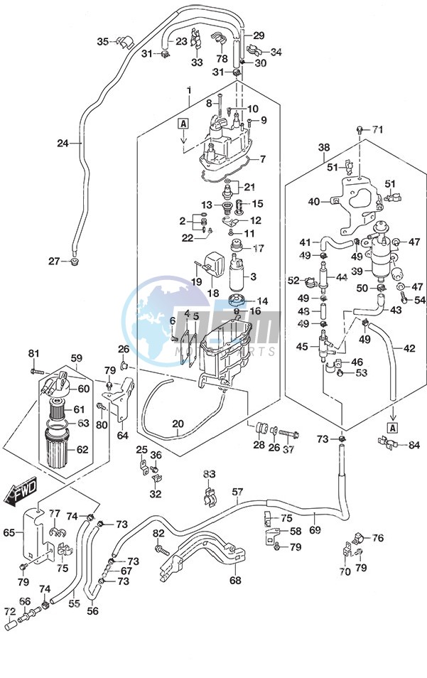 Fuel Pump/Fuel Vapor Separator