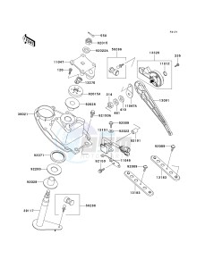 JT 750 C [750 STX] (C1) [750 STX] drawing HANDLE POLE