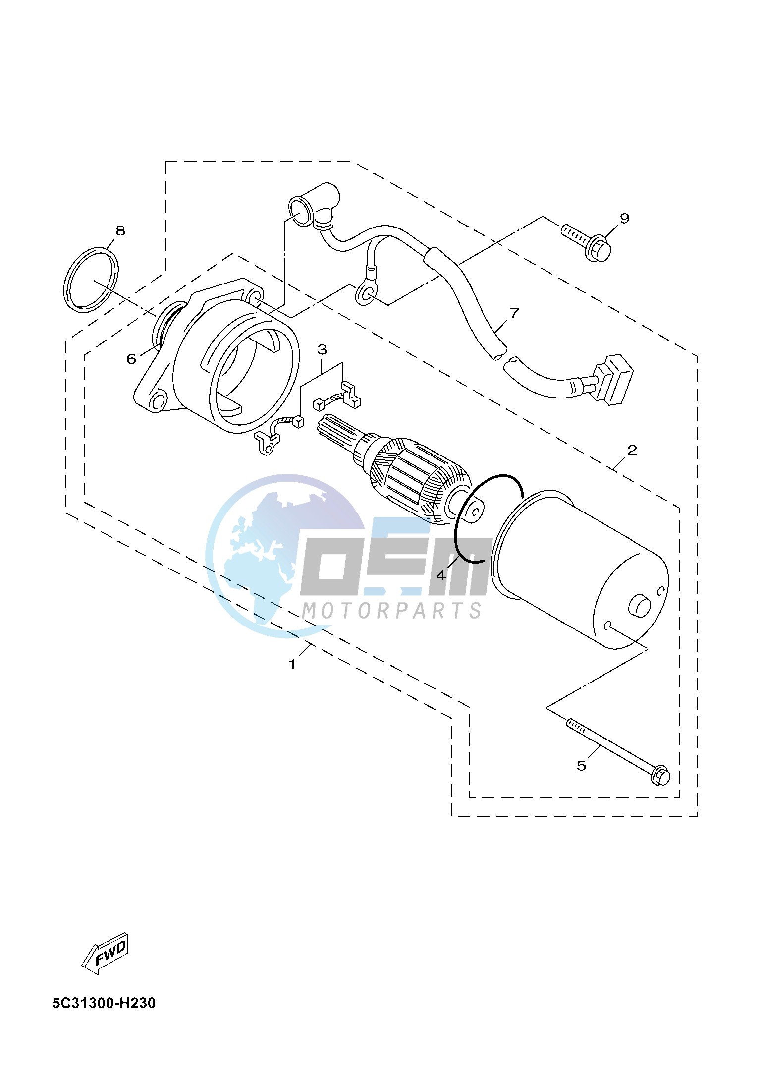 STARTING MOTOR