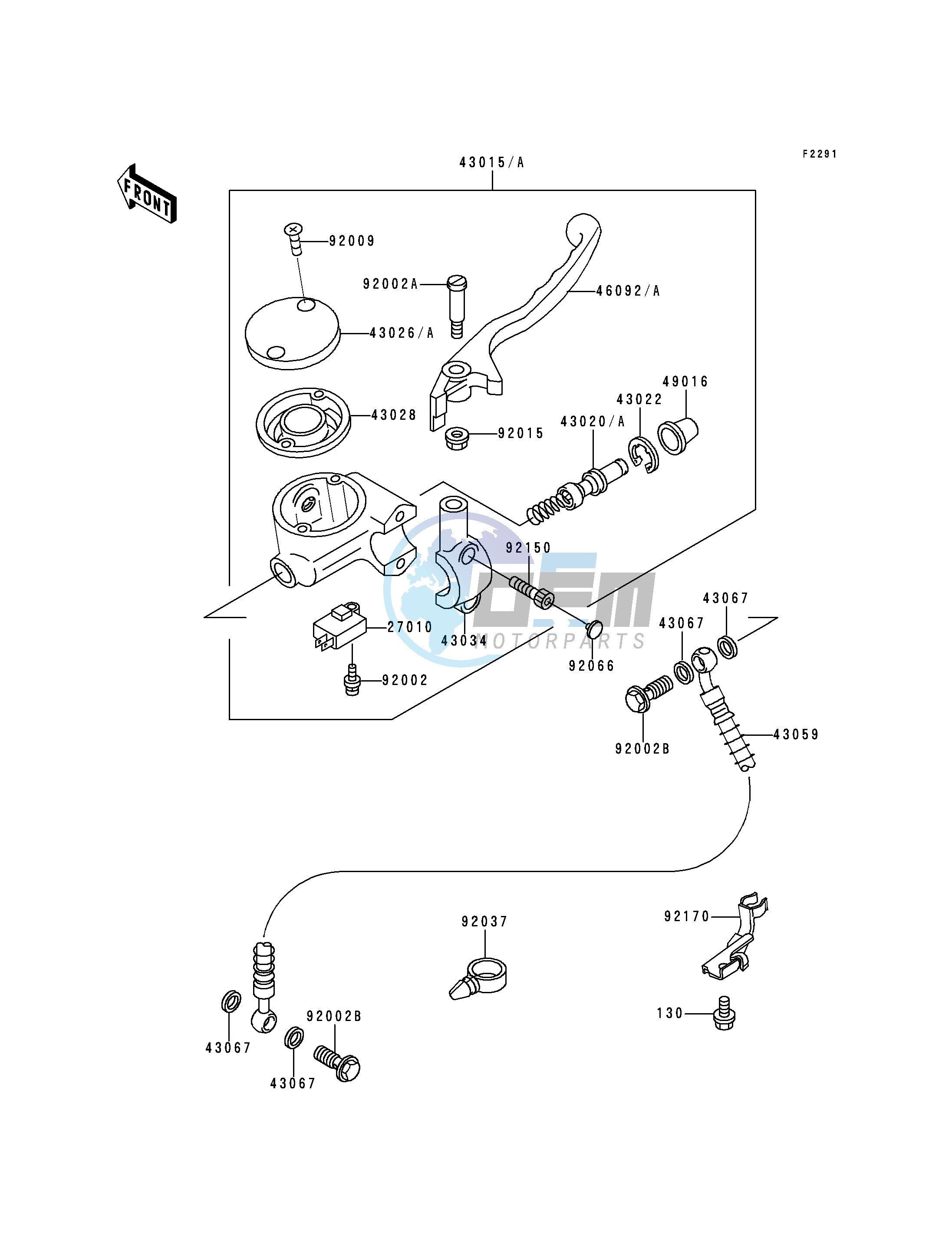 FRONT MASTER CYLINDER