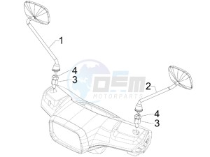 S 125 4T 2V E3 Taiwan drawing Mirror