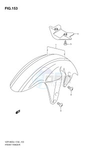 VZR1800 (E2) INTRUDER drawing FRONT FENDER (VZR1800ZUFL1 E19)