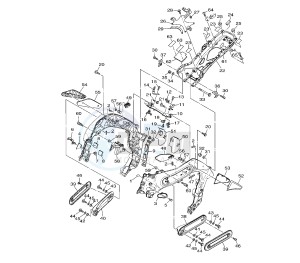 MT-01S 1700 drawing REAR FRAME