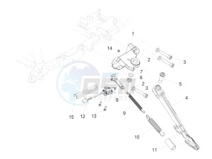 Eldorado 1400 1380 USA drawing Central stand