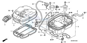 VFR800A9 ED / ABS MME TWO drawing AIR CLEANER