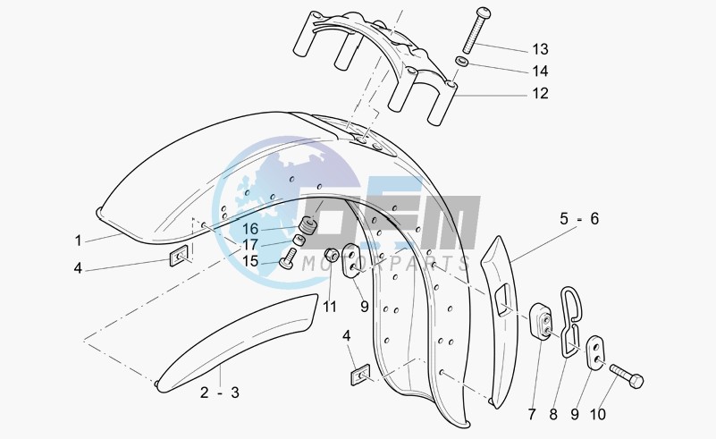 Front mudguard