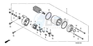 VFR1200FC drawing STARTING MOTOR