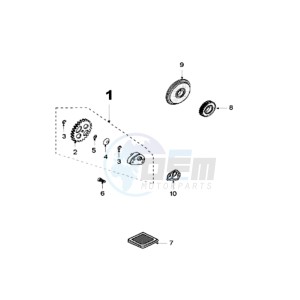 XPS 125CT EU drawing OIL TANK / OIL PUMP