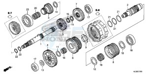 SXS700M4H Europe Direct - (ED) drawing TRANSMISSION