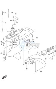 DF 70A drawing Gear Case